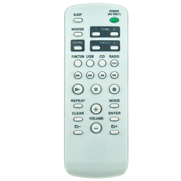 RMT-CG880A Replace Remote Control Compatible with Sony CD/Radio/Cassette Recorder CFD-RG880CP
