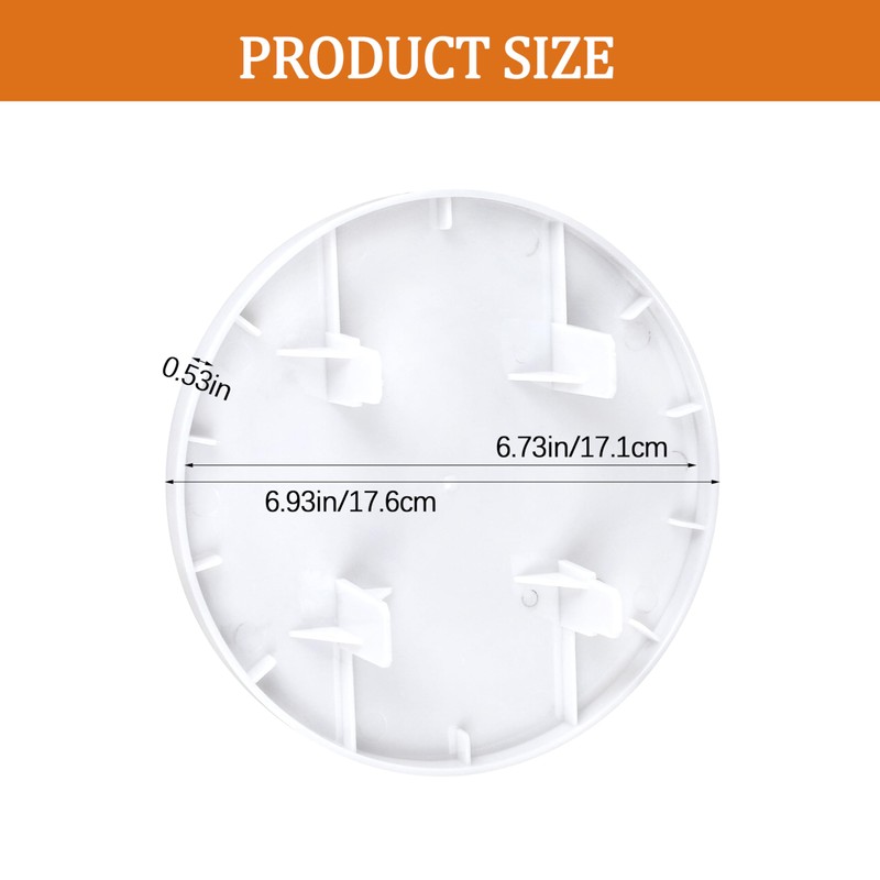 Plastic Electric Meter Cover Plate for Milbank 6002（white)2pack