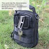 AMONIDA Titanium Comb Key Buckle, Alloy TC4 Fixed Mini Portable