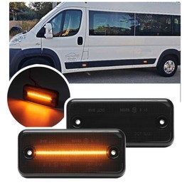NSLUMO Ducato Side Indicator LED Indicator Side Marker for Fi.at Ducato Peugeot Boxer Citroen Jumper Relay Daily Box Van DAF LFXF CF Side Repeater Light 2pcs