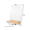 Operitacx Lighted Dry Erase Board LED Note Board LED White