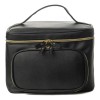 Bolsa de Maquillaje Viaje Caravian Grande PU Impermeable Negra