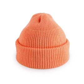 CHOK.LIDS Fisherman Beanie Short Knit Classic Cuff Skull Caps Outdoor Winter Stylish Trawler Sailor Beanies for Men Women (Peach)