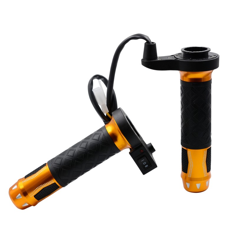 12V Electric Motorcycle Handlebar Heated Grips Temperature Adjustable Electric Heated