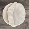 2Pcs Round Bread Proofing Basket Cloth Liner, Rattan Baking Dough
