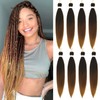 Braiding Hair 24 Inch 8 Packs Braiding Hair Pre Stretched