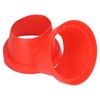 2pcs Car Speaker Waterproof Cover Silica Gel Red Insulation Protective