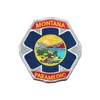 Montana Paramedic Patch Embroidered MT Emergency Medical Uniform Crest -