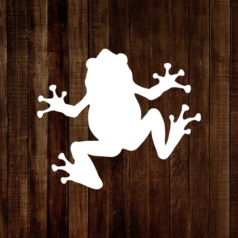 MAGJUCHE Frog Stencil 12 Inches, Reusable Animal Stencil for Painting