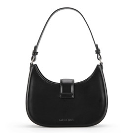 Milan Chiva Crescent Shoulder Bag for Women Small Elegant Underarm Purse Mini Crossbody with Trendy Design MC-435BK