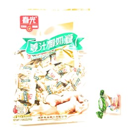 Chun Guang Ginger Coconut Candy 7.05 Oz And 1 Mint Crunch Candy 1 Lychee Candy