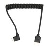 HD Multimedia Interface Cable 8K 48Gbps Right Elbow Mini HD