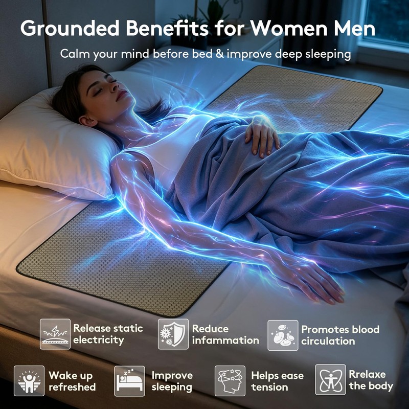 XKETA Grounding Mat for Bed King: Indoor Earth for Deeper