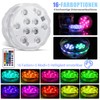 GAOUTO Pack of 6 Underwater LED Light with Remote Control,
