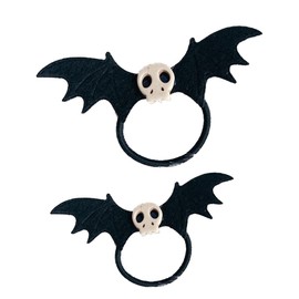 ZHOUMEIWENSP Horquilla para el pelo con diseño de calavera gótica oscura, ideal para fiestas de cosplay, Hallowmas, un par