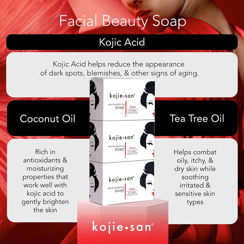 Kojie San Skin Brightening Soap – The Original Kojic Acid,