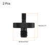 sourcing map Mic Stand Adapter Male 1/4 In to Male