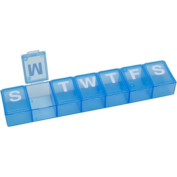 Ezy Dose EZY DOSE Weekly (7-Day) Pill Organizer, Vitamin Case,