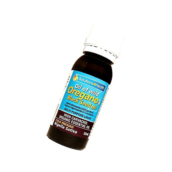 SOLUTIONS 4 HEALTH Oil of Wild Oregano & Black Seed Oil 50ml