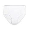 Comfort Finds Men's Reusable Incontinence Brief 6oz - White -