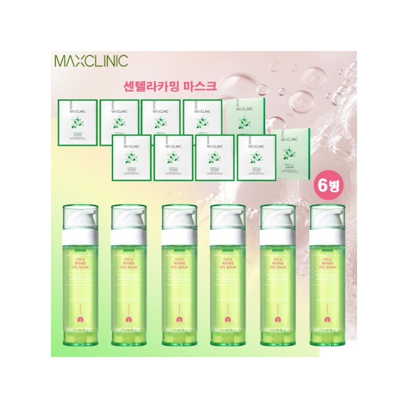 Max Clinic Cica Biome Oil Foam Mania Composition / 맥스클리닉