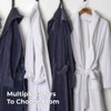 Cariloha Plush Bath Robe | Graphite | Unisex, Small/Medium |