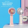 Mini Handheld Fan, Personal Portable Rechargeable Fan, Quiet Fan, Battery