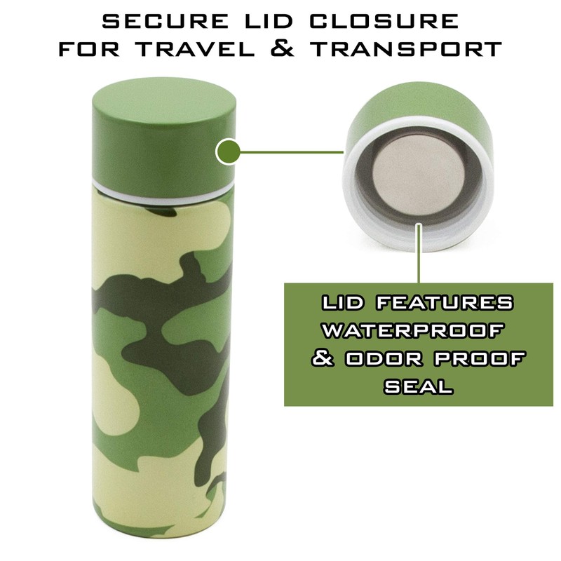 CASEMATIX CM Stainless Steel Pocket Spittoon 5-Ounce Travel Spit Cup