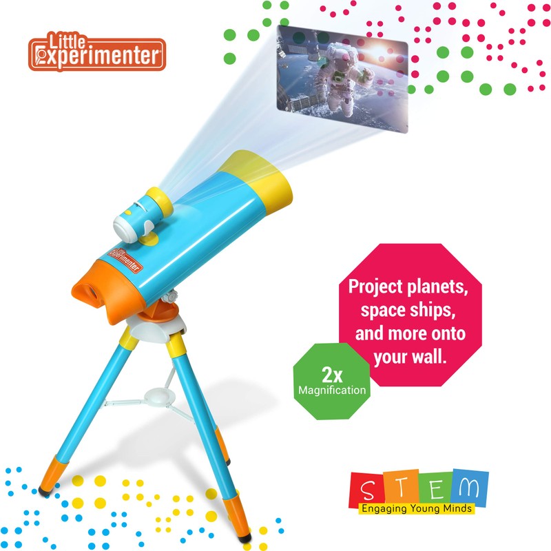 Little Experimenter Projector Telescope for Kids, Children's Telescopes & 24