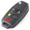 keyecu 2x Keyless Folding Remote Key Case 5 Button Fob