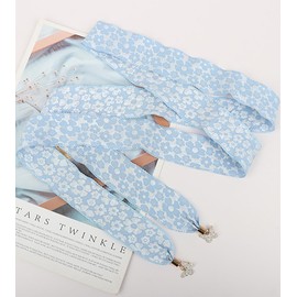 NIDMIDO Cotton Dress Sash Belt for Women Dresses Tie Bow Waist Belts Prom Satin Wide Belt Wraps With Butterfly