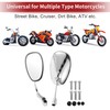 ACROPIX M8/M10 Motorcycle Rear View Mirrors Bar End Side Mirrors