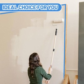 ABOUT MT Blue Painters Tape 3/4 Inches Wide (0.75" X 60 Yards), Premium Masking Tape Must-Have Wall Painting Supplies for DIY Enthusiasts and Pros Alike (6 Pack)