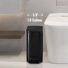 ELPHECO Small Bathroom Trash Can with Lid Soft Close 1.8