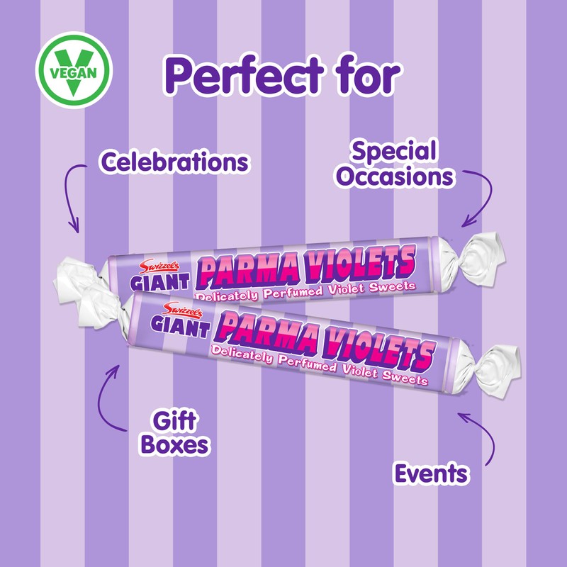 Swizzels Matlow Giant Parma Violets (1 X 24)