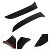 1 Pair Left Right Gloss Black Rear Window Side Spoiler
