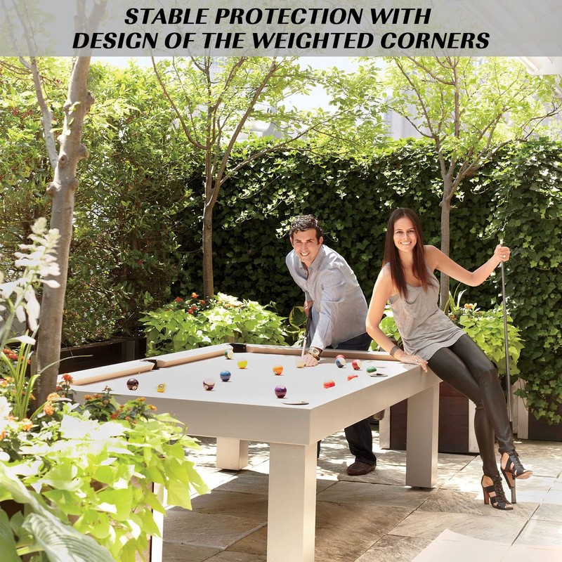 MoyanSuper Pool Table Cover PVC Waterproof Dustproof for 7/8/9 Ft