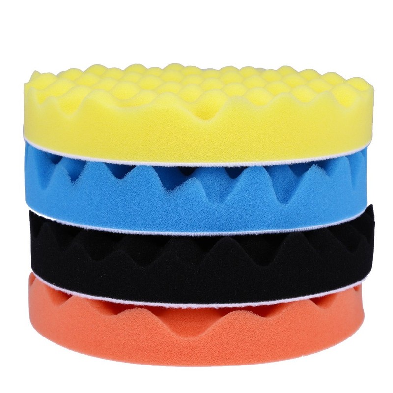 Vkinman 7inch(180mm) Car Sponge Buffing Pad Soft Wave Foam Pad