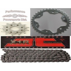 Unbranded HONDA TRX700XX STEEL REAR SPROCKET & JT X-RING CHAIN SET 14 / 37  2008 - 2009