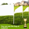 Tuofang Pack of 20 flags, game flags, rings flags, pieces