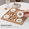 NIKKY HOME Tic Tac Toe Game Coffee Table Decor, 10.6