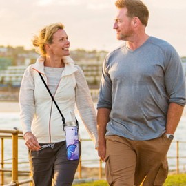 AUPET Water Bottle Sling Bag Carrier Crossbody Sleeve,Insulated Neoprene Bottle Case Holder Pouch Cover 500ML/17oz with Shoulder Strap for Boys Girls Women Men