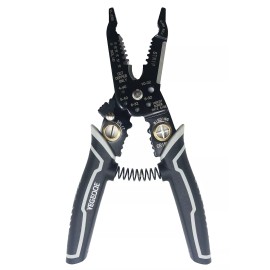 YEGEOOE 9-in-1 Wire Stripper Tool, 8 inchWire Plier, Cuts 10-22 AWG Electrician Pliers