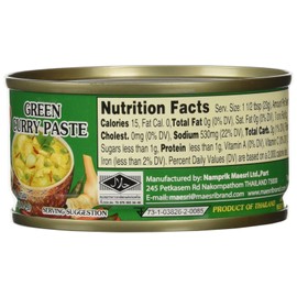 Maesri Green Curry Paste, 4-Ounce