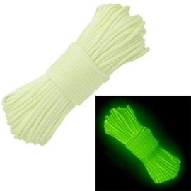 Glow in The Dark Zesty 550lb Paracord – 21 Strand Luminous Parachute Cord for Nighttime Outdoor Utility