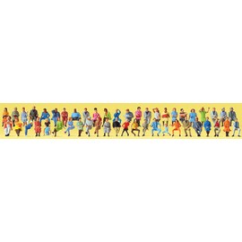 Preiser 14418 Sitting Travellers 48 Figures