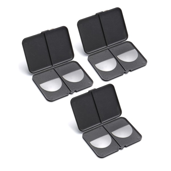 OKH 3-pack Stick-on Reading Glasses Lens 1.5 Adhesive Magnification Bifocal