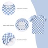 OPAWO Toddler Boy Pajamas Checkered T-Shirt and Shorts 2 Piece
