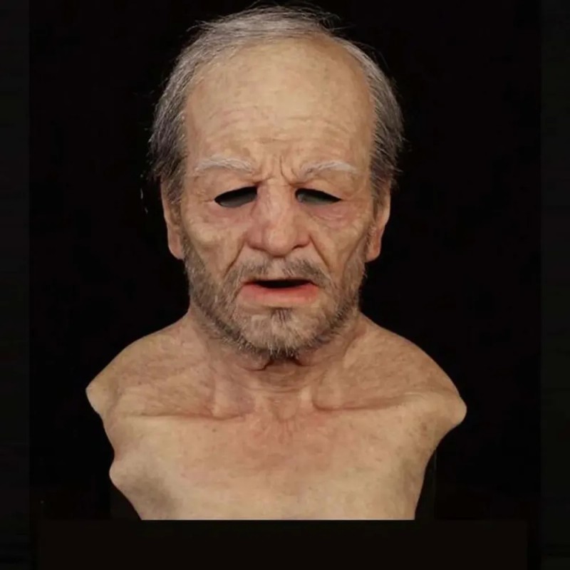 Máscara De Abuelo De Halloween T 2001