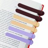6pcs Silicone Automatic Bookmark, Book Marks for Reading, Cute Unique